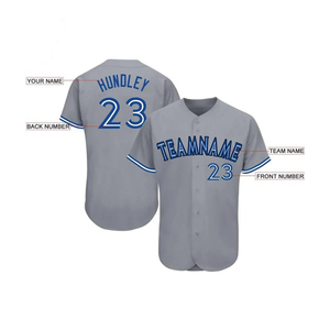 Uniforme de baseball personnalisé de qualité supérieure pour hommes, nouveau style, couleur unie, respirant, anti-UV, évacuation de l'humidité, vente chaude - Product Image 1