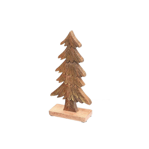 Ornement de Noël en bois massif naturel pour arbre de Noël, pour la décoration de fêtes de Noël, de la maison et du bureau, sublimation vierge - Product Image 1
