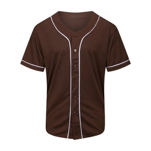 Quick Dry Full Button Mens Womens <b>Baseball</b> Shirts Jerseys Set <b>Baseball</b> Sublimation - Product Image 4