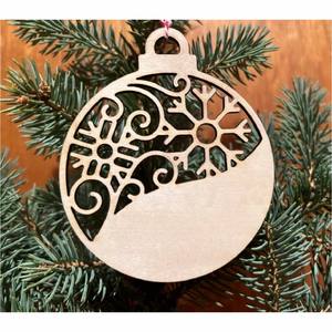 Ornement de Noël personnalisé « Mon premier Noël » en bois, ours bébé, décoration d'arbre de Noël, découpe au laser, peint à la main, cadeau souvenir et souvenir de Noël - Product Image 5