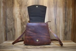 Sacs à bandoulière en cuir sculpté pour femmes, sacs à main en cuir véritable avec bandoulière à la mode occidentale - Product Image 3