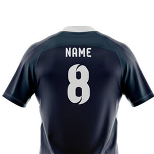 Maillots de rugby personnalisés de dernière génération, courts, de haute qualité, à séchage rapide, respirants, avec logo par transfert thermique, design coloré, technique de sublimation. - Product Image 5