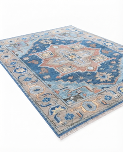 Export Quality <b>Traditional</b> Oushak Geometric Wool <b>Rug</b> Handmade Luxury Carpet Wholesale - Product Image 2