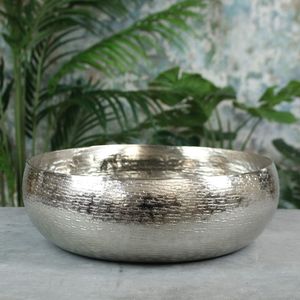 Grand saladier en acier inoxydable poli miroir, élégant seau à champagne en métal, bols à fruits sur pied de qualité alimentaire - Product Image 5