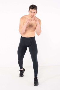 Leggings de compression pour hommes, coupe ajustée, respirants et anti-UV, matière anti-transpiration pour l'entraînement, la salle de sport et les activités de plein air - Product Image 2