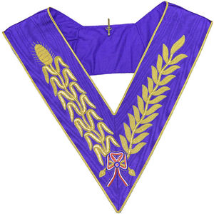 Nouvelle collection de régaliens maçonniques personnalisables, collier du Rite écossais de 30 degrés, haute qualité et prix bas - Product Image 3