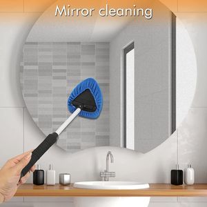 Set di Strumenti per la Pulizia dell'Auto con Manico Estensibile, 3 Pezzi in Microfibra, 2 Pezzi in Ciniglia, Strumento per la Pulizia del Parabrezza, Cura degli Interni - Product Image 4