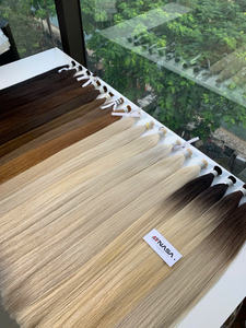 ต่อผมแบบเส้นใหญ่ สินค้าขายดี ปี 2026 สีบลอนด์ ผมเวียดนามแท้ 100% ตรง เงางาม สดใส - Product Image 2