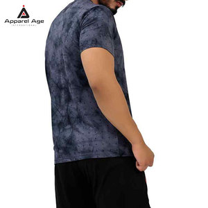 เสื้อยืดดีไซน์ล่าสุด ผ้าฝ้าย 100% สำหรับผู้ชาย สวมใส่สบายๆ สีตามสั่ง ทรงหลวม พิมพ์ลายสตรีทแวร์ พร้อมโลโก้ตามสั่ง - Product Image 3