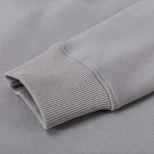 Wholesale Custom Made 45% Cotton 55% Polyester Fleece <b>Lining</b> <b>Blackout</b> Sky Script Cropped Womens Hoodies - Product Image 3