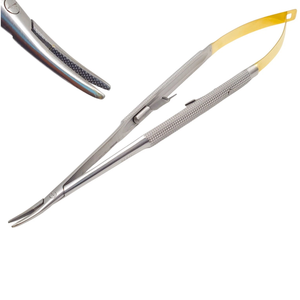 Portaagujas Castroviejo de Alta Calidad de 7 Pulgadas con Puntas de Carburo de Tungsteno, Instrumento Quirúrgico Dental - Product Image 3