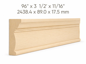 Molduras de Madera Maciza de Primera Calidad, Perfiles Decorativos de Madera para Cocinas Modernas y Aplicaciones en Muebles - Product Image 2