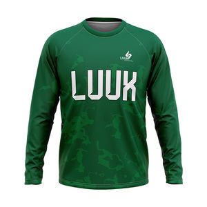 <b>Men's</b> <b>Compression</b> Rash Guard <b>Shirt</b> Long Sleeve Quick Dry Stretch Sportswear UV Protection Fitness Training OEM ODM Custom - Product Image 1