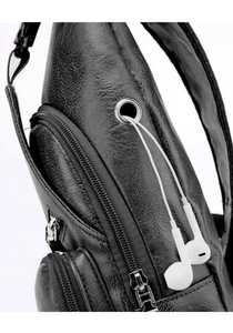 Maletín de Cuero Genuino Negro de Lujo para Portátil, para Viajes de Negocios, para Hombre, con Cierre de Cremallera, Ligero - Product Image 2