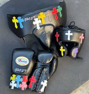 Ensemble de boxe personnalisé de qualité supérieure, ensembles de boxe Winning sur mesure, ensembles de boxe d'entraînement en cuir véritable de haute qualité - Product Image 6