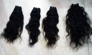 Extensiones de cabello humano Remy de trama de tamaño personalizado de alta calidad Exportadores indios Venta Comprar paquetes a granel directamente del fabricante - Product Image 4