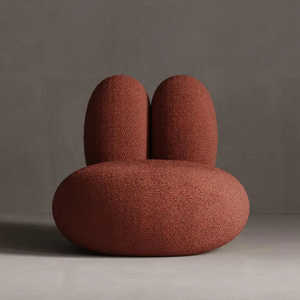 Pebblo Nest Ludique Postmoderne Accent Lounge Chair Pièce de déclaration moderne pour les intérieurs de salon et de chambre à coucher - Product Image 6