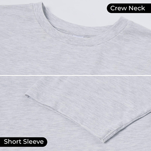 เสื้อยืดสำหรับบุรุษผ้าฝ้าย100% เสื้อยืดลูกเรือหรูหราเสื้อยืดเนื้อนุ่มแบบพรีเมียม - Product Image 6