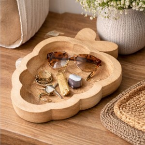 Hand Carved Acacia Wood Dough Bowls for <b>Candles</b> <b>Set</b> for Parties Decorative Grape Shaped Wooden Bowls Farmhouse Made in Viet Nam - Product Image 4