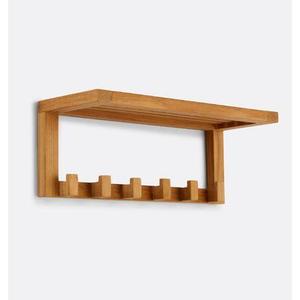 Porte-manteau mural en bois massif de qualité supérieure - Product Image 5