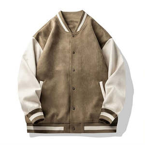 Giacca Bomber da Baseball Slim Fit Personalizzata per Uomo, Nuovo Design alla Moda con Stampa Personalizzata Foto/Testo sul Davanti - Product Image 3