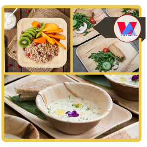 Platos Cuadrados de Hoja de Palma Natural de 25cm, los Más Vendidos, Ecológicos, Desechables, Ideales para Fiestas y Eventos de Barbacoa - Product Image 2