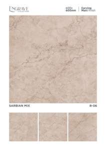 Azulejos de Porcelana Modernos con Diseño Arquitectónico Mate, 600X600MM 24X24, Azulejos de Cerámica Vitrificados Premium para Piso - Product Image 4