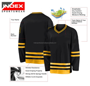 Uniforme de Hockey sobre Hielo Duradero y Ajustado, Uniforme de Equipo Cómodo, 100% Poliéster, Diseño Personalizable, INDEX SPORTS WEAR, Hecho en Pakistán - Product Image 5