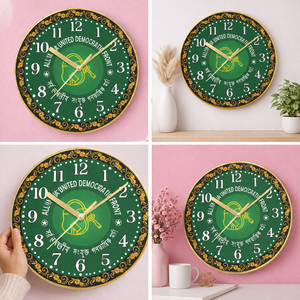 Horloge décorative personnalisée Urban Leader - Produit promotionnel pour le bureau pour la fête des mères et des pères, Halloween - Product Image 4