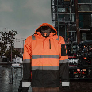 Winter Waterproof Reflective Safety <b>Jacket</b> Hi-Vis Oxford Cloth <b>Construction</b> <b>Work</b> Safety Clothing - Product Image 5
