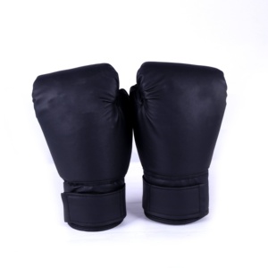 Gants de boxe haute performance, anti-humidité, à doigts entiers, fermeture à lacets, en PU + éponge, pour l'entraînement, le sparring et les séances de sport - Product Image 4