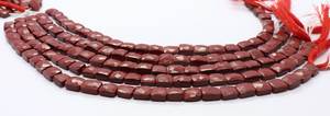 Natural <b>Red</b> Jasper Faceted Chicklet Beads 7-8 MM Jasper Gemstone Beads 8 Inch Faceted <b>Red</b> Jasper Square Shape Beads For Jewelry - Product Image 6