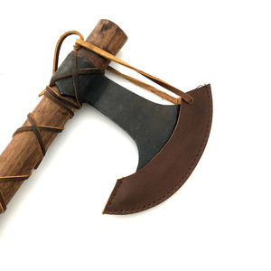 Hache Tomahawk à double lame en acier inoxydable de qualité supérieure, manche en bois de rose, avec étui, vente chaude, pour bricolage - Product Image 4