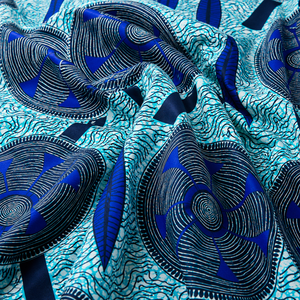 Tela Africana Ankara Premium con Estampado de Cera, Textil de Algodón Batik para Confección de Vestidos, Ropa de Moda, Venta al Por Mayor y Exportación - Product Image 1