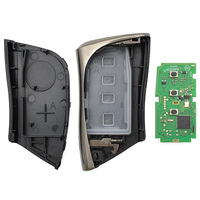 Clé de voiture universelle KEYDIY KD noire série TB à 3 boutons TB42-3 de remplacement 315mhz 433mhz avec télécommande auto et porte-clés vierge
