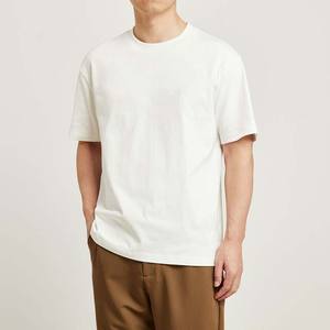 Camisetas Personalizadas con Cuello en V para Hombre, Nuevo Estilo Casual, Diseño Sólido, Ligeras, de Secado Rápido, Transpirables, de Poliéster/Algodón Tejido - Product Image 1