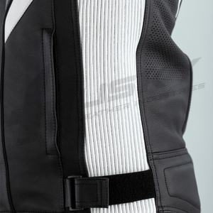 Customized Genuine Leather Biker Racing Suit Waterproof Motorbike Jacket Breathable Windproof Motorcycle Auto Racing Wear - Product Image 3