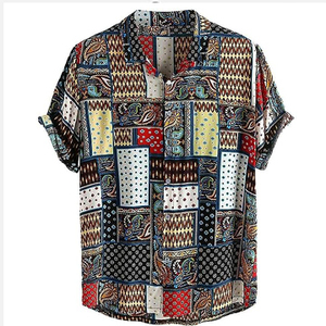 Camisa Hawaiana de Alta Calidad para Hombre, Logotipo/Diseño Personalizado, Ecológica, Transpirable, Antiarrugas, para Adultos - Product Image 1
