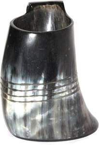 Mug en corne de buffle sculpté unique, design viking de haute qualité, avec logo unique, pour l'exportation, article décoratif en Inde - Product Image 6