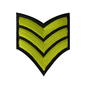 Insignia de Chevron de Alta Calidad para Uniformes, Parches y Emblemas Bordados Decorativos para Atuendos Formales, Servicio OEM - Product Image 5