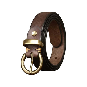 Wholesale Prices New Fashion OEM Genuine <b>Leather</b> <b>Belt</b> for Men / New Customised Made Men <b>Leather</b> <b>Belt</b> - Product Image 2