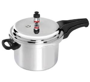 Casserole à pression en aluminium avec couvercle en acier inoxydable, revêtement multicouche, compatible gaz et induction - Product Image 2