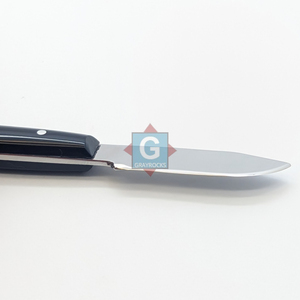 Couteau à cire dentaire chirurgical de haute qualité, manche en bois, certifié CE - Product Image 5