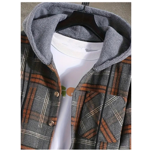 PREDATEX INDUSTRIES Blouson universitaire unisexe grande taille en tissu de laine, séchage rapide, respirant, écologique, décontracté, hiver, col montant - Product Image 3