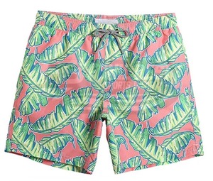 Pantalones Cortos de Baño Estampados de Secado Rápido, Cómodos, con Cordón y Cintura Elástica, Estampado Digital Liso, de Venta Caliente - Product Image 3