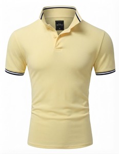 T-shirt Homme Manches Courtes Corail Couleur Unie 100% Coton Jersey Décontracté Respirant Tricoté Coupe Classique Style Urbain - Product Image 2