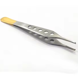 Pinzas para tejidos con dientes antideslizantes de acero inoxidable, puntas de precisión personalizadas, instrumentos quirúrgicos Excel a bajo precio - Product Image 4