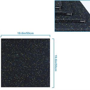 กระเบื้องยางปูพื้นสำหรับยิมและโรงรถ ทนทาน กันลื่น - Product Image 4