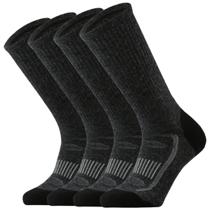 Calcetines Deportivos de Lana Merino para Adultos con Logotipo Personalizado, Calcetines de Longitud Media para Exteriores que Absorben la Humedad y Mantienen el Calor - Product Image 1