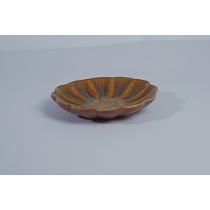 Plat de service en grès irrégulier de style japonais personnalisé de 20 cm, assiette en céramique asymétrique créative pour sushis, sashimi, agung - Product Image 3